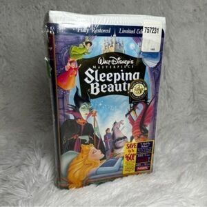 Disney Masterpiece Sleeping Beauty VHS Movie Limited Edition New Sealed Unopened